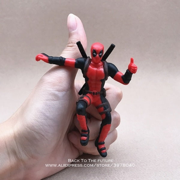 Disney Marvel X-Men Deadpool 2 Action Figure Sitting Posture Model Anime Mini Doll Decoration PVC Collection Figurine Toys model - TIKIJTRONICS # 0