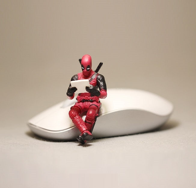 Disney Marvel X-Men Deadpool 2 Action Figure Sitting Posture Model Anime Mini Doll Decoration PVC Collection Figurine Toys model - TIKIJTRONICS # 0