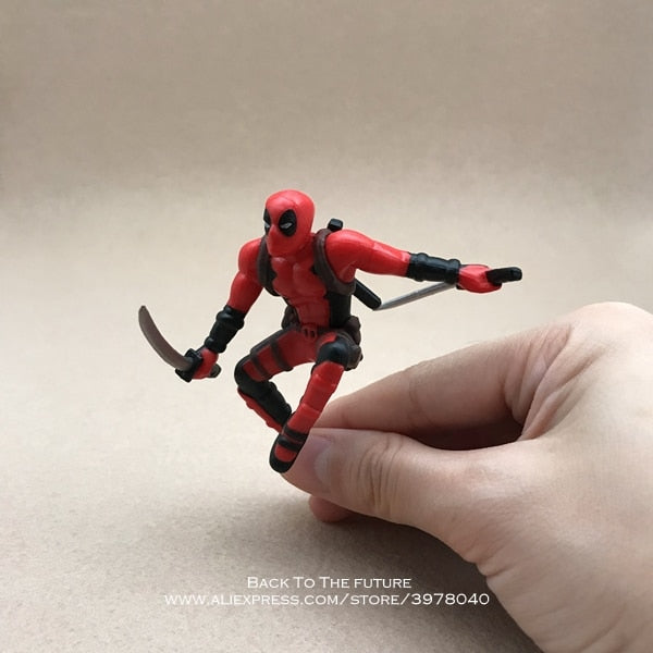 Disney Marvel X-Men Deadpool 2 Action Figure Sitting Posture Model Anime Mini Doll Decoration PVC Collection Figurine Toys model - TIKIJTRONICS # 0