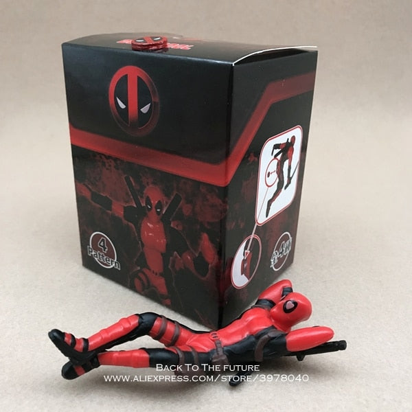 Disney Marvel X-Men Deadpool 2 Action Figure Sitting Posture Model Anime Mini Doll Decoration PVC Collection Figurine Toys model - TIKIJTRONICS # 0