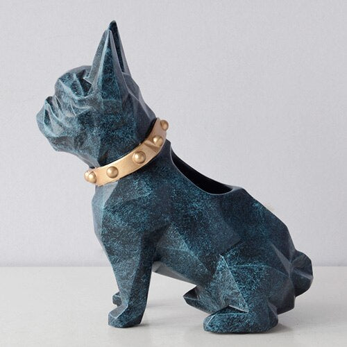 Dog Resin Figurine Pen holder desk organizer office accessories Storage desk pencil pot holder for desk pen craft gift - TIKIJTRONICS 0 SPECIFICATIONSOrigin: Mainland ChinaMaterial2: PolyresinMaterial: SiliconeBrand Name: Homexw TIKIJTRONICS  (Store description)