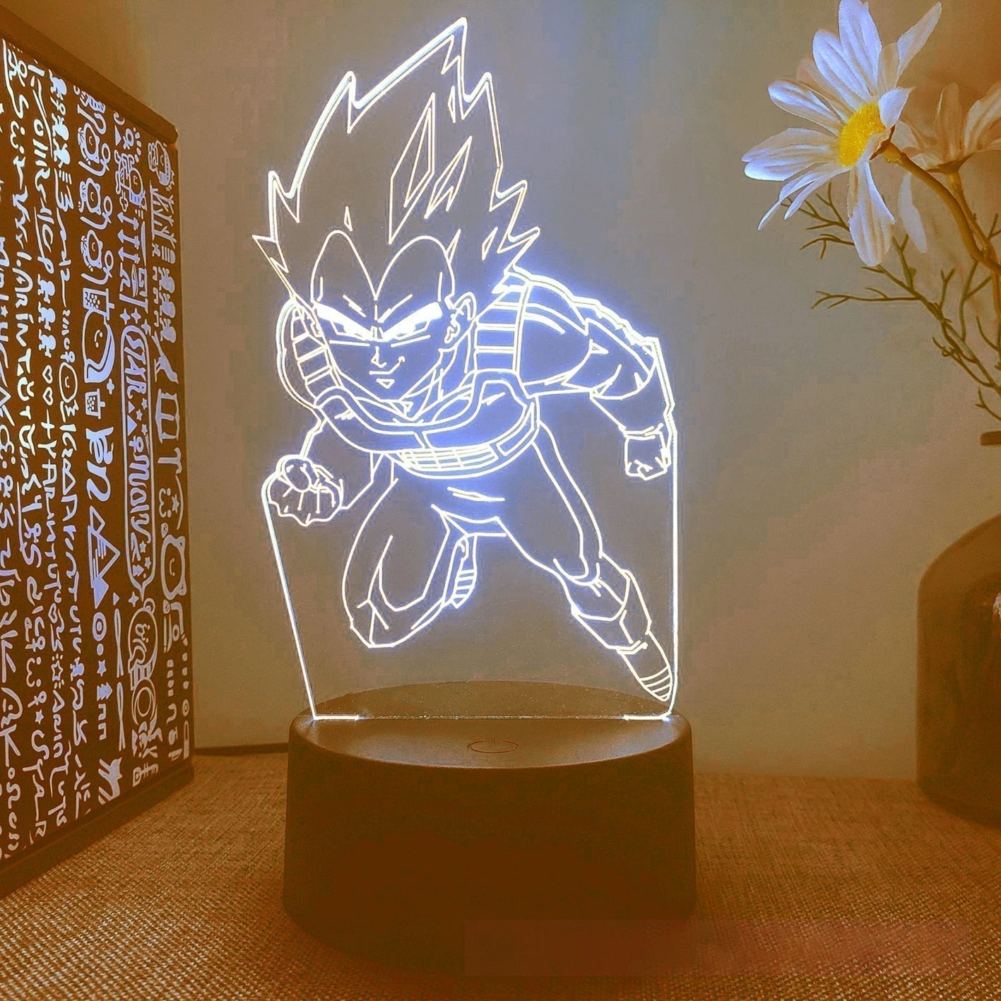 Dragon Ball Table Lamp Monkey King Goku Figure 3d LED Night Light Super Saiyan Ornament Light Kids Birthday Christmas Gifts - Premium 0 from TIKIJTRONICS - Just $7.41! Shop now at TIKIJTRONICS