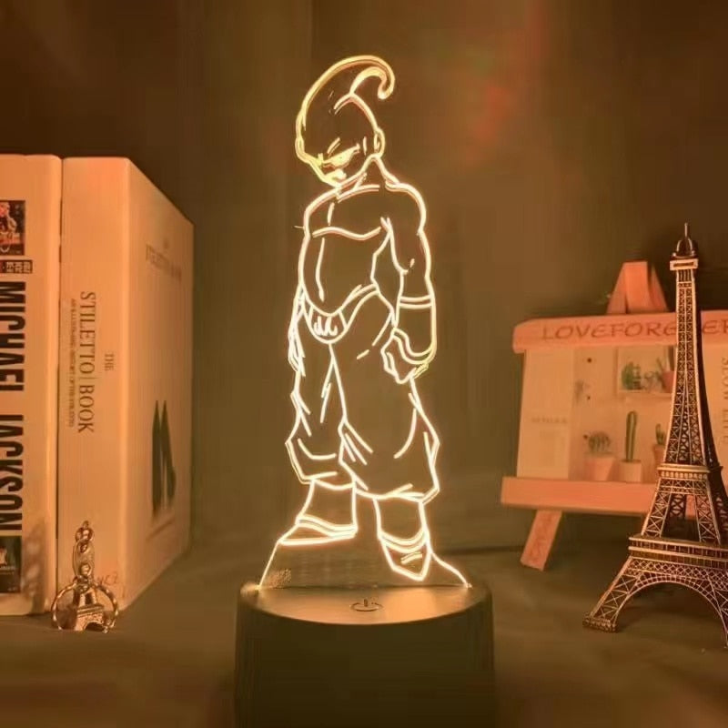 Dragon Ball Table Lamp Monkey King Goku Figure 3d LED Night Light Super Saiyan Ornament Light Kids Birthday Christmas Gifts - Premium 0 from TIKIJTRONICS - Just $7.41! Shop now at TIKIJTRONICS