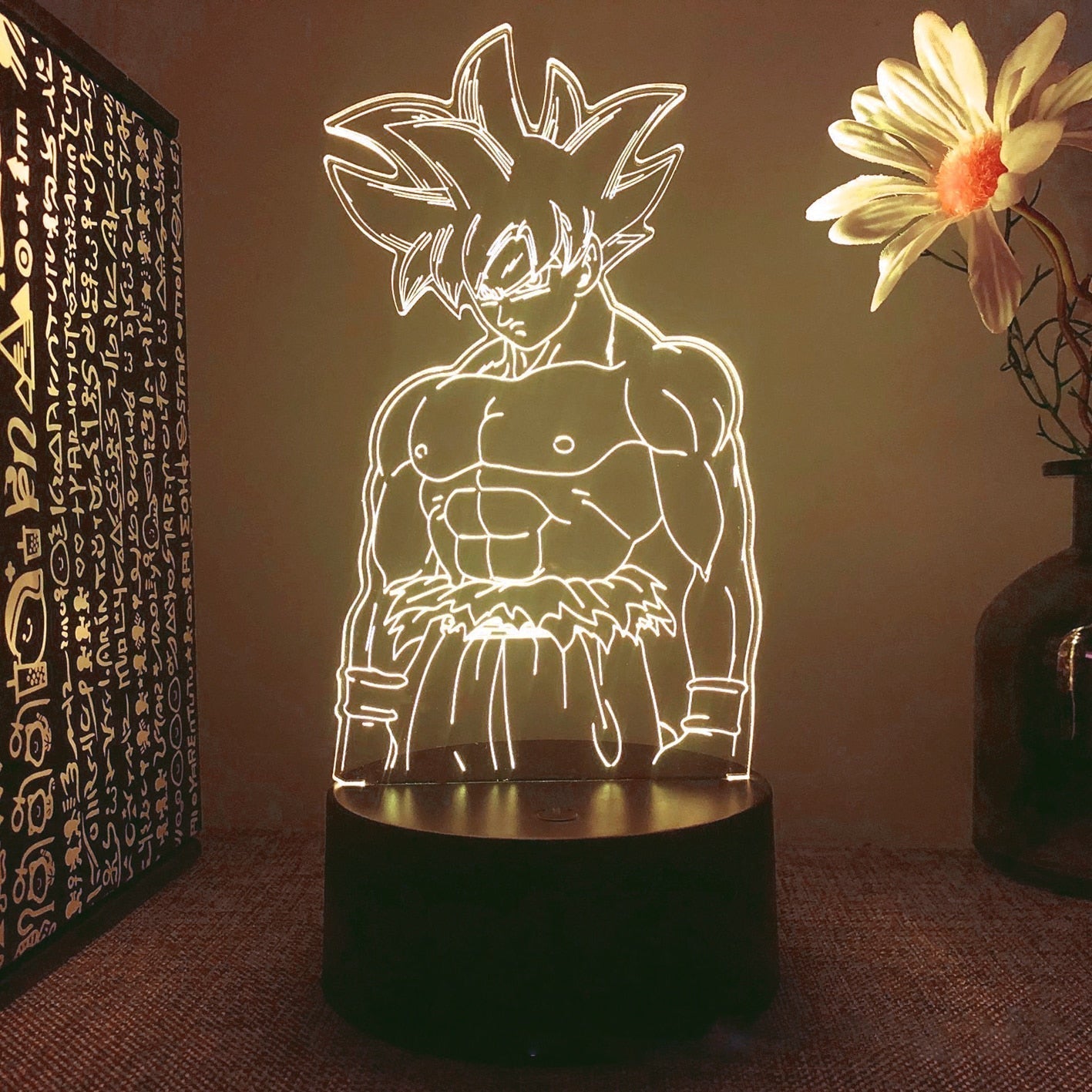 Dragon Ball Table Lamp Monkey King Goku Figure 3d LED Night Light Super Saiyan Ornament Light Kids Birthday Christmas Gifts - Premium 0 from TIKIJTRONICS - Just $7.41! Shop now at TIKIJTRONICS