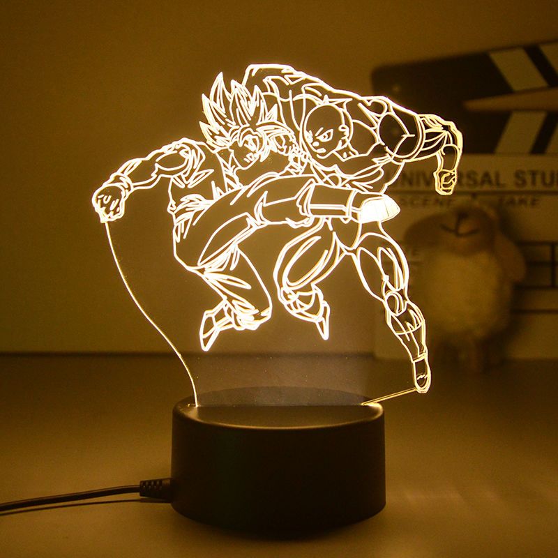 Dragon Ball Table Lamp Monkey King Goku Figure 3d LED Night Light Super Saiyan Ornament Light Kids Birthday Christmas Gifts - Premium 0 from TIKIJTRONICS - Just $7.41! Shop now at TIKIJTRONICS