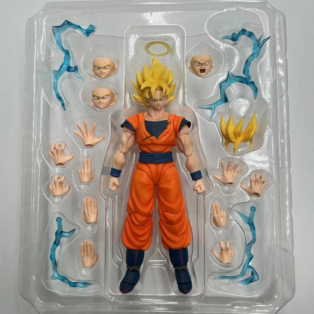 Dragon Ball Demoniacal Fit DF SHF SSJ2 Goku Majin Buster Super Saiyan Action Figure Toy Model Gift - TIKIJTRONICS # 0