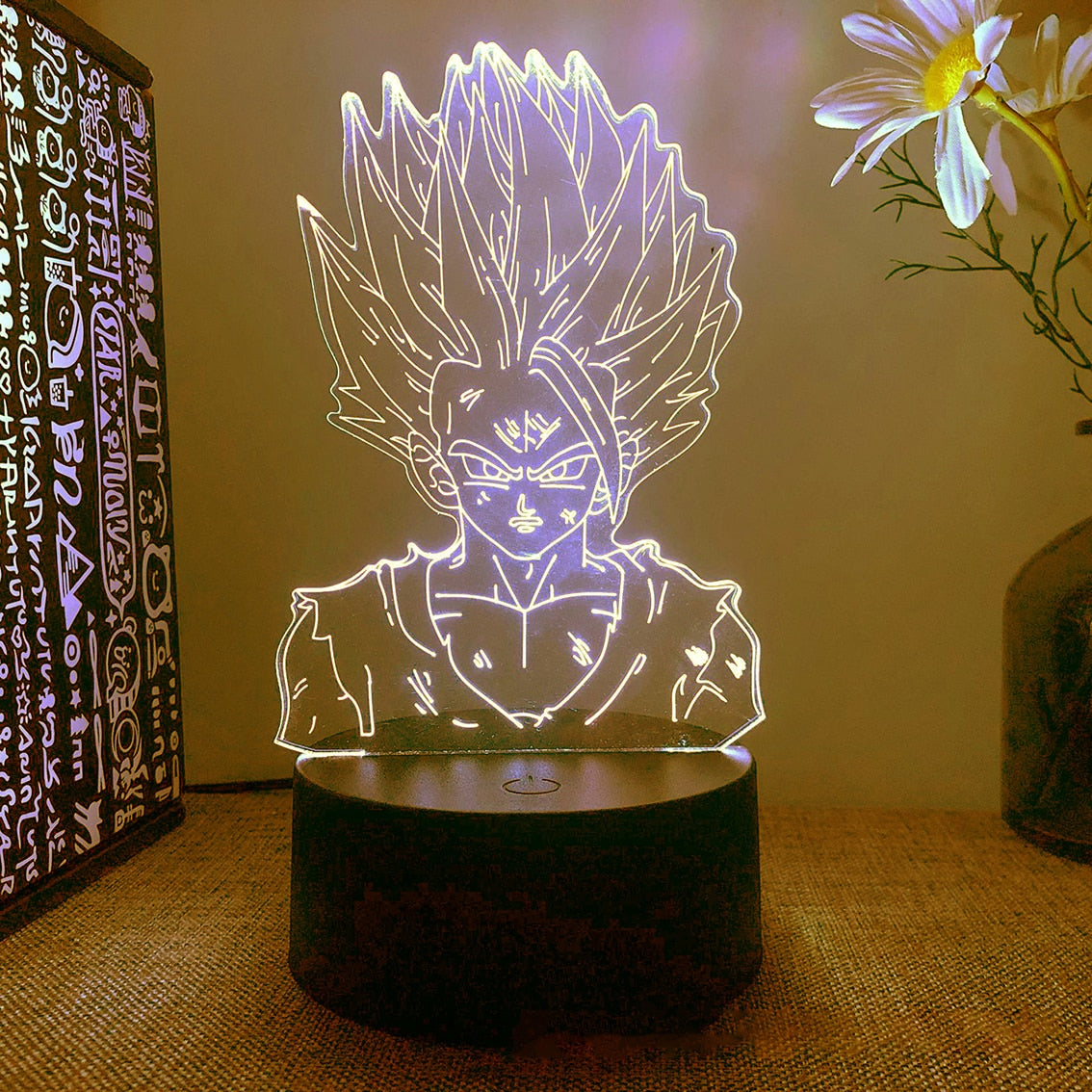 Dragon Ball Table Lamp Monkey King Goku Figure 3d LED Night Light Super Saiyan Ornament Light Kids Birthday Christmas Gifts - TIKIJTRONICS # 0