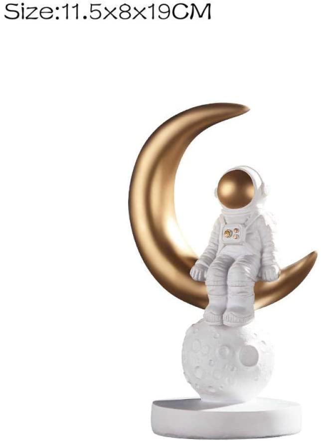 ERMAKOVA Nordic Resin Astronaut Statue Key Storage Creative Living Room Astronaut Figurine Desktop Organizer Home Decoration - TIKIJTRONICS 0 SPECIFICATIONSis_customized: NoType: Astronaut storage ornamentsTheme: PeopleStyle: europeOther: home decoration accessories,home decorOrigin: Mainland ChinaMaterial: resinIs Smart Device: noBrand Name: Ermakova TIKIJTRONICS  (Store description)