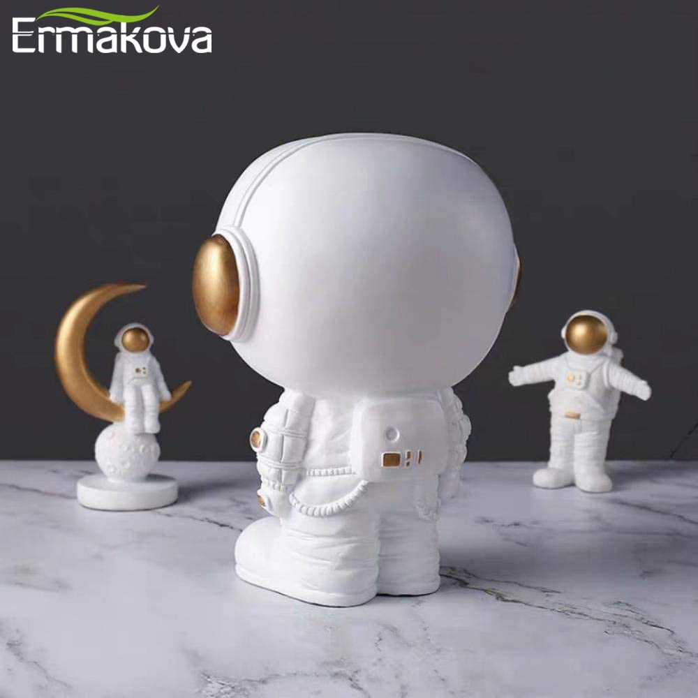 ERMAKOVA Nordic Resin Astronaut Statue Key Storage Creative Living Room Astronaut Figurine Desktop Organizer Home Decoration - TIKIJTRONICS 0 SPECIFICATIONSis_customized: NoType: Astronaut storage ornamentsTheme: PeopleStyle: europeOther: home decoration accessories,home decorOrigin: Mainland ChinaMaterial: resinIs Smart Device: noBrand Name: Ermakova TIKIJTRONICS  (Store description)