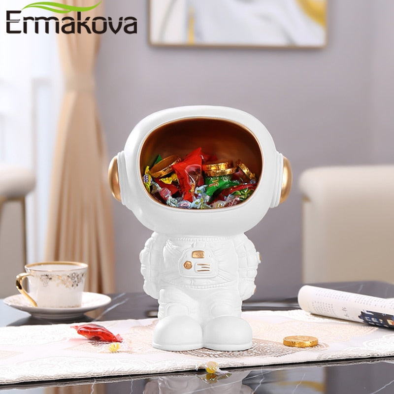 ERMAKOVA Nordic Resin Astronaut Statue Key Storage Creative Living Room Astronaut Figurine Desktop Organizer Home Decoration - TIKIJTRONICS 0 SPECIFICATIONSis_customized: NoType: Astronaut storage ornamentsTheme: PeopleStyle: europeOther: home decoration accessories,home decorOrigin: Mainland ChinaMaterial: resinIs Smart Device: noBrand Name: Ermakova TIKIJTRONICS  (Store description)