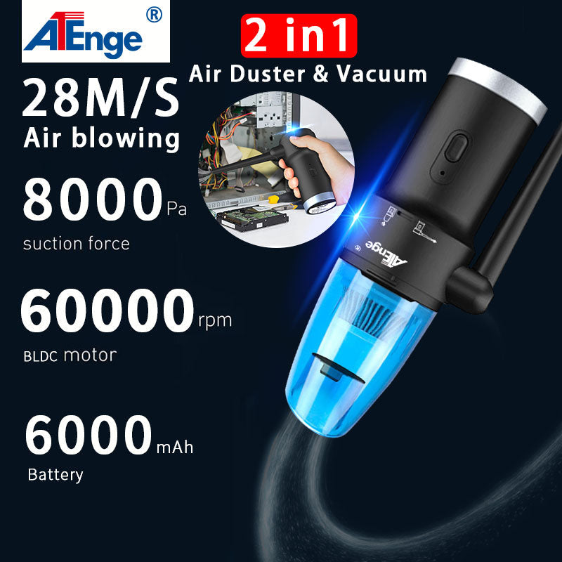 Electric Air Blower for Computer Cleaner,Cordless Air Duster,Replaces Compressed Air Can,Handy Dust for PC Keyboard Cleaning - TIKIJTRONICS 0 SPECIFICATIONSVoltage (V): 6VSpecial Suction Nozzle: Cleaning BrushPower (W): 100wOrigin: Mainland ChinaFunction: Wash SuctionFilter Type: HEPADust Box Capacity (L): 0.5 LCertification: ceCertification: ROHSCertification: CEBrand Name: ATENGE TIKIJTRONICS  (Store description)