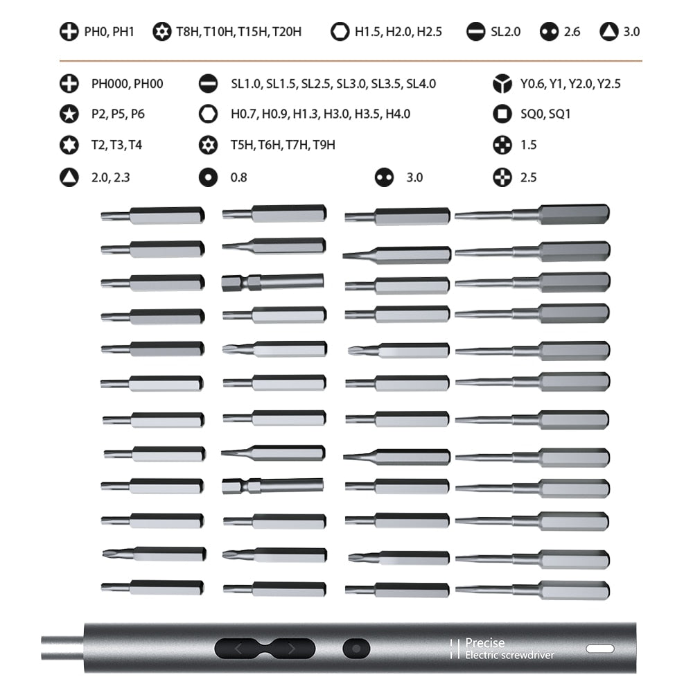 Electric Screwdriver 62/28/120pcs IN 1 Screwdriver Set Large Capacity Power Screwdriver Multi-accessory Precision Power Tools - Premium 0 from TIKIJTRONICS - Just $17! Shop now at TIKIJTRONICS