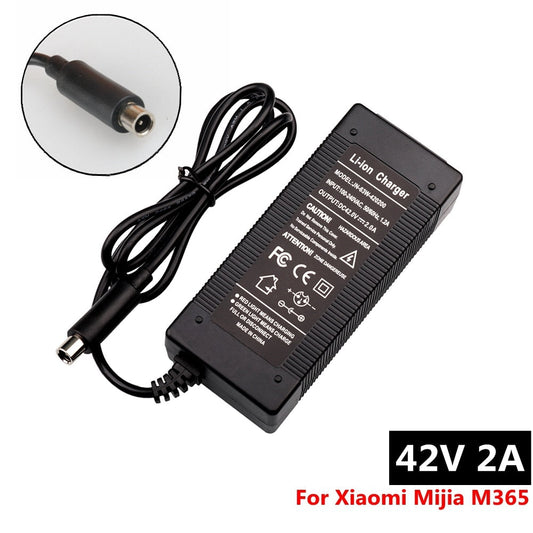 Electric Scooter Charger 42V 2A Adapter for Xiaomi Mijia M365 Ninebot Es1 Es2 Electric Scooter Accessories Battery Charger - TIKIJTRONICS # 0