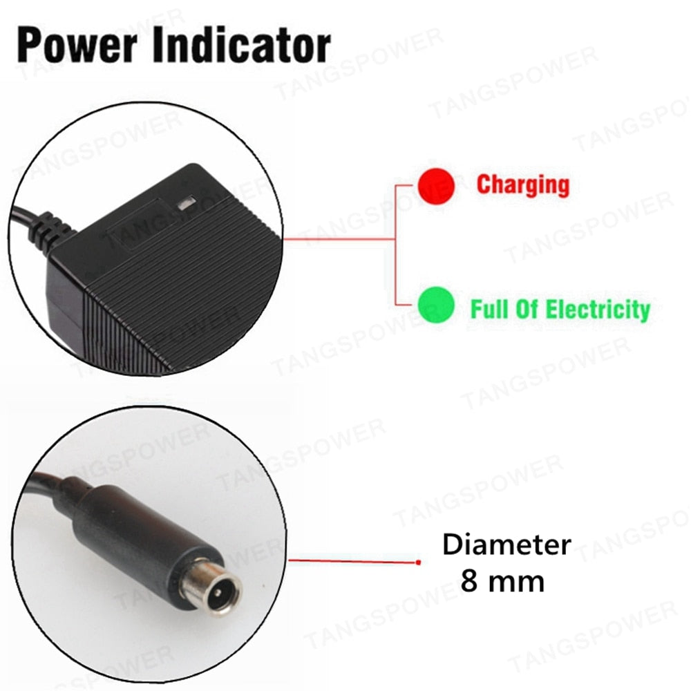 Electric Scooter Charger 42V 2A Adapter for Xiaomi Mijia M365 Ninebot Es1 Es2 Electric Scooter Accessories Battery Charger - TIKIJTRONICS # 0