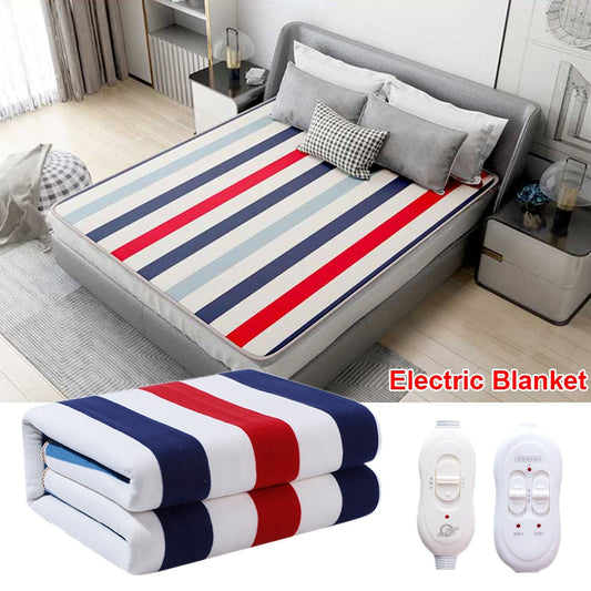 Euro Electric Blanket Heated Double Thermal Blanket 150 180cm Adjustable Electric Warmer Electric Heating Blanket Dropshipping - TIKIJTRONICS # 0