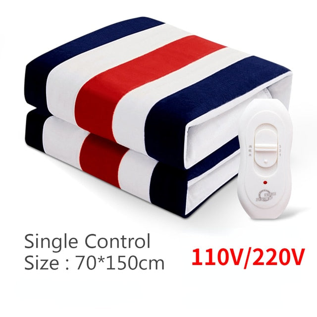 Euro Electric Blanket Heated Double Thermal Blanket 150 180cm Adjustable Electric Warmer Electric Heating Blanket Dropshipping - TIKIJTRONICS # 0