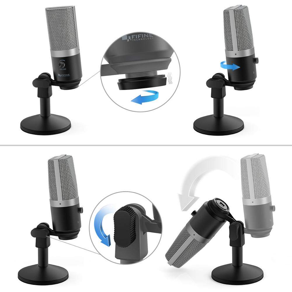 FIFINE USB Microphone for laptop and Computers for Recording Streaming Voice overs Podcasting for Audio&Video K670 - Premium 0 from TIKIJTRONICS - Just $40.27! Shop now at TIKIJTRONICS