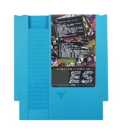 FOREVER DUO GAMES OF NES 852 in 1 (405+447) Game Cartridge for NES/FC Console, total 852 games 1024MBit Flash Chip in use - TIKIJTRONICS 0 SPECIFICATIONSOrigin: Mainland ChinaCompatible Nintendo Model: Nintendo Entertainment SystemCompatible Brand/Model: NintendoBrand Name: YuswallowAccessories Type: Replacement Shell TIKIJTRONICS  (Store description)