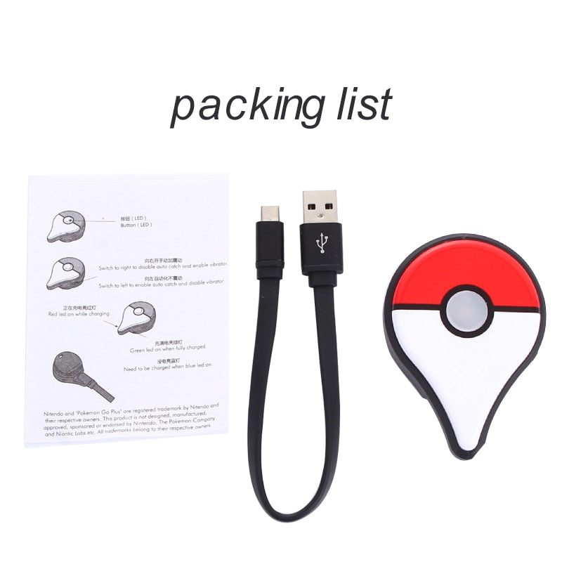 For Pokemon Go Plus Auto Catch Wristband Bracelet Digital Watch Bluetooth Charging Band Switch Game Accessory - TIKIJTRONICS 0 SPECIFICATIONSWith USB: yesOrigin: Mainland ChinaModel Number: Auto Catch BraceletBrand Name: CarapicAccessories Type: Charging Port TIKIJTRONICS  (Store description)