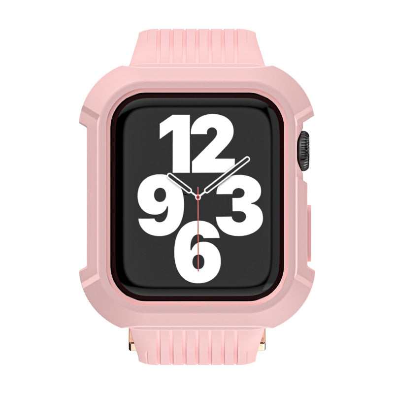 Fran-24T 5pcs Suitable for Apple 3 4 5 generation i watch strap Apple watch integrated TPU oil injection silicone strap - TIKIJTRONICS 0 SPECIFICATIONSType: CasesOrigin: Mainland ChinaBrand Name: CKHB TIKIJTRONICS  (Store description)