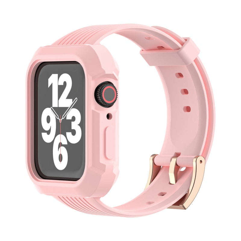 Fran-24T 5pcs Suitable for Apple 3 4 5 generation i watch strap Apple watch integrated TPU oil injection silicone strap - TIKIJTRONICS 0 SPECIFICATIONSType: CasesOrigin: Mainland ChinaBrand Name: CKHB TIKIJTRONICS  (Store description)