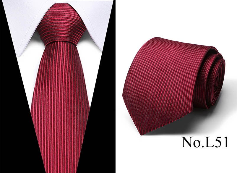 Free shipping  Gravatas Mens Accessories Striped  Plaid Pattern Business Silk Tie Necktie for Men Wedding Suit Jacquard Ties - Premium 0 from TIKIJTRONICS - Just $3.61! Shop now at TIKIJTRONICS