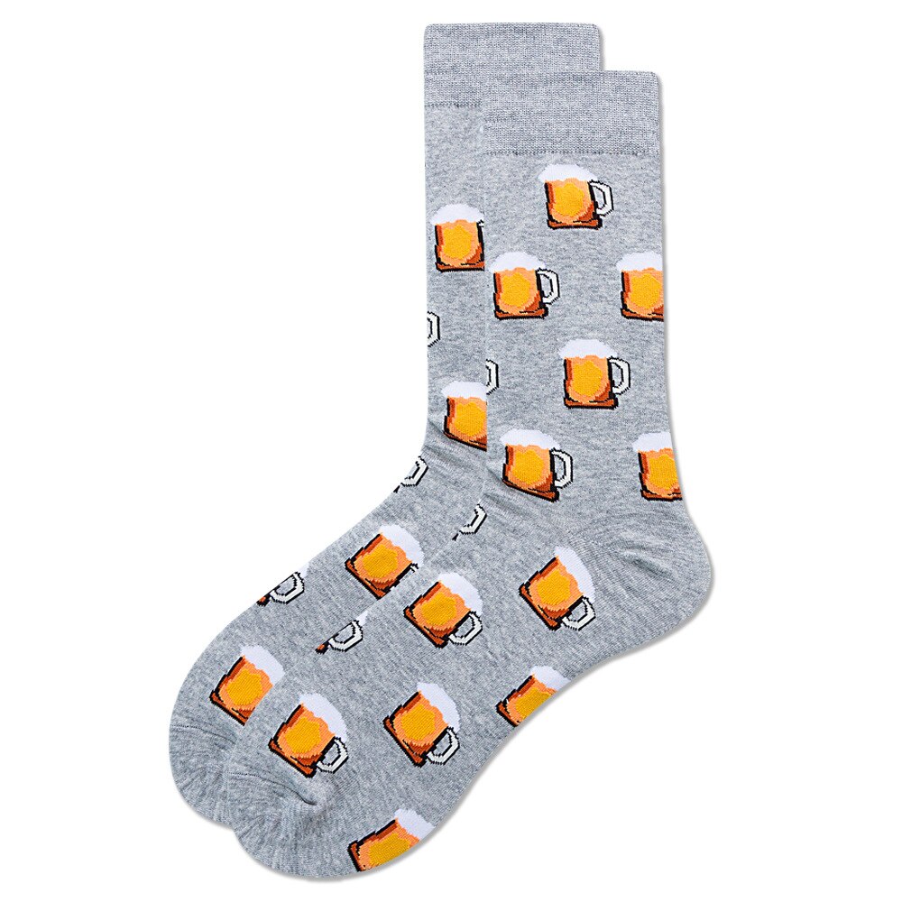 Funny Cotton Socks Men Crew Socks Women Personality Embroidery Fruit Foot Ball Stripe Happy Gift Socks - Premium 0 from TIKIJTRONICS - Just $1.39! Shop now at TIKIJTRONICS