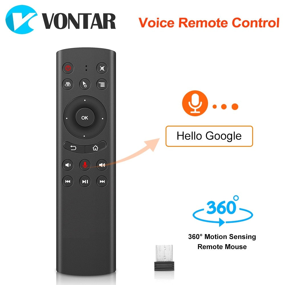 G20S Pro G20BTS Plus Air Mouse G20S Voice Remote Control 2.4G Wireless Mini Keyboard Mic for Android TV Box H96 MAX X96mini PC - TIKIJTRONICS # 0