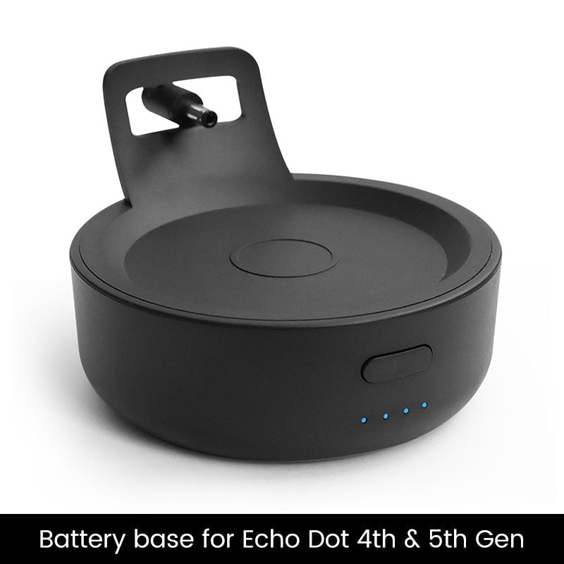 GGMM D4 D5 Original Battery Base Made For Echo Dot (4th/5th Gen) Charger Portable Battery Base For Amazon Alexa Smart Speaker - Premium 0 from TIKIJTRONICS - Just $21.29! Shop now at TIKIJTRONICS