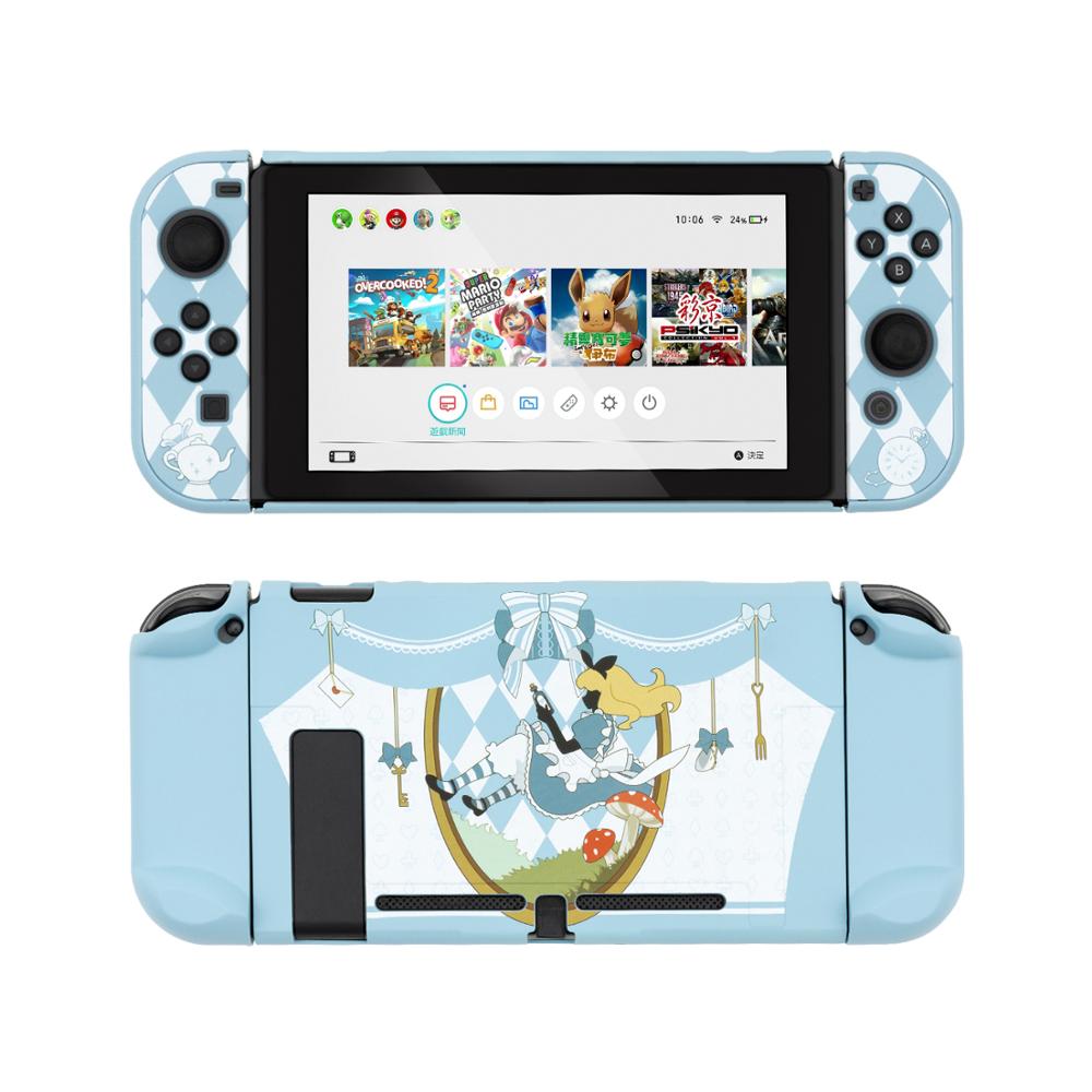 GeekShare Nintend Switch Case Cute Steamed Bread Rabbit Cartoon Soft Full Cover Back Girp Shell For Nintendo Switch Accessories - TIKIJTRONICS # 0