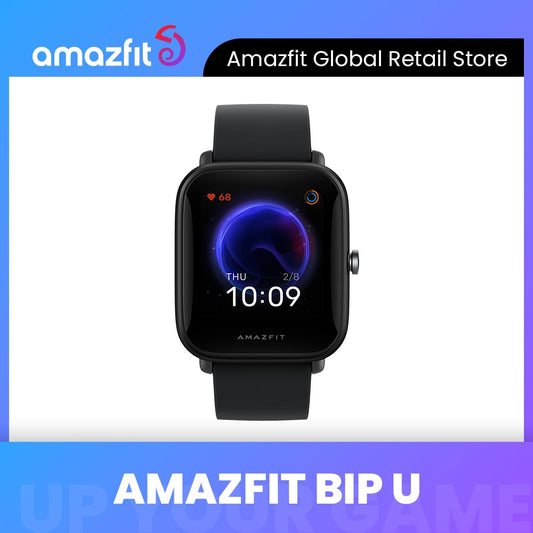 Global Version Amazfit Bip U Smartwatch 60+ Sport Modes Portuguese Fitness Track Watch 1.43‘’ Large Screen Message Notification - Premium 0 from TIKIJTRONICS - Just $32! Shop now at TIKIJTRONICS