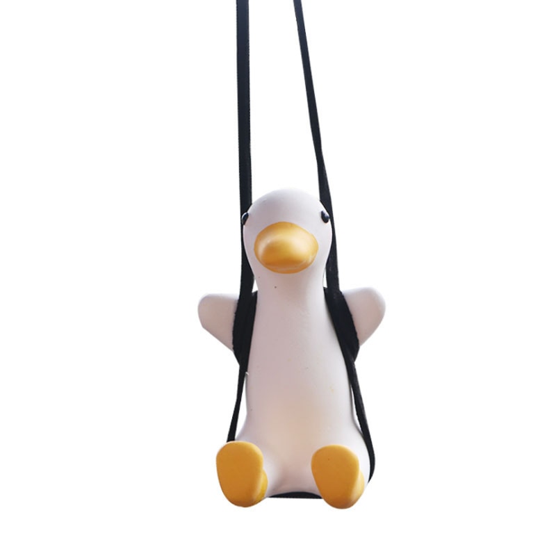 Gypsum Cute Anime Car Accessory Swing Duck Pendant Auto Rearview Mirror Ornaments Birthday Gift Couple Accessories Car Fragrance - TIKIJTRONICS 0 SPECIFICATIONSOrigin: Mainland ChinaMain Material: GypsumItem Weight: 70gCN: GuangdongBrand Name: sourlattice TIKIJTRONICS  (Store description)