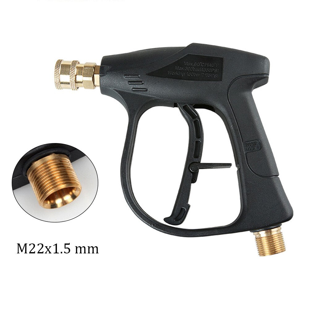 1L Car Washer Jet Adjustable Snow Foam Lance 1/4" Quick Release with 5 Nozzles for Car Washer Water Gun Cleaning Tools - TIKIJTRONICS 0 SPECIFICATIONSWith Water Pipes: NoWater Spray Type: Water ColumnSuits: M22 14MMOrigin: Mainland ChinaNozzle Material: CopperModel Number: ACCT062-03Interface Material: CopperHandle Type: Finger TypeBody Material: Engineering Plastic TIKIJTRONICS  (Store description)