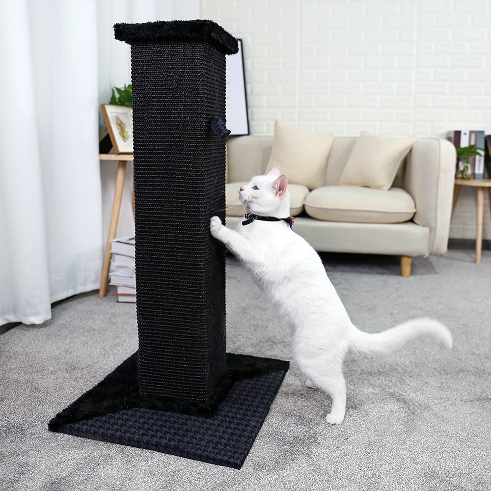 H82CM Fast Delivery Pet Cat Tree House Scratcher For Kitten Scratching Pad Mat Cats Training Toy Sisal Scratching Post With Ball - TIKIJTRONICS 0 SPECIFICATIONSWeight: 6.6KGType: catsOrigin: Mainland ChinaNo. of Tiers: DOUBLEModel Number: WJ0275/AMT0044Material: WoodKinds: gatos productos para mascotasItem Type: Scratching PostsFeature: sisal scratching post;ball toys for kittensColor: BlackCN: ZhejiangBrand Name: PAWZ Road TIKIJTRONICS  (Store description)