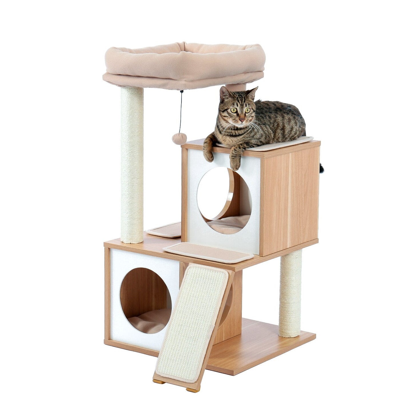 H82CM Fast Delivery Pet Cat Tree House Scratcher For Kitten Scratching Pad Mat Cats Training Toy Sisal Scratching Post With Ball - TIKIJTRONICS 0 SPECIFICATIONSWeight: 6.6KGType: catsOrigin: Mainland ChinaNo. of Tiers: DOUBLEModel Number: WJ0275/AMT0044Material: WoodKinds: gatos productos para mascotasItem Type: Scratching PostsFeature: sisal scratching post;ball toys for kittensColor: BlackCN: ZhejiangBrand Name: PAWZ Road TIKIJTRONICS  (Store description)