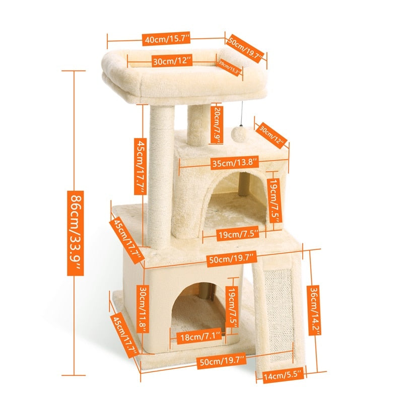 H82CM Fast Delivery Pet Cat Tree House Scratcher For Kitten Scratching Pad Mat Cats Training Toy Sisal Scratching Post With Ball - TIKIJTRONICS 0 SPECIFICATIONSWeight: 6.6KGType: catsOrigin: Mainland ChinaNo. of Tiers: DOUBLEModel Number: WJ0275/AMT0044Material: WoodKinds: gatos productos para mascotasItem Type: Scratching PostsFeature: sisal scratching post;ball toys for kittensColor: BlackCN: ZhejiangBrand Name: PAWZ Road TIKIJTRONICS  (Store description)