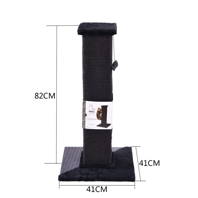 H82CM Fast Delivery Pet Cat Tree House Scratcher For Kitten Scratching Pad Mat Cats Training Toy Sisal Scratching Post With Ball - TIKIJTRONICS 0 SPECIFICATIONSWeight: 6.6KGType: catsOrigin: Mainland ChinaNo. of Tiers: DOUBLEModel Number: WJ0275/AMT0044Material: WoodKinds: gatos productos para mascotasItem Type: Scratching PostsFeature: sisal scratching post;ball toys for kittensColor: BlackCN: ZhejiangBrand Name: PAWZ Road TIKIJTRONICS  (Store description)