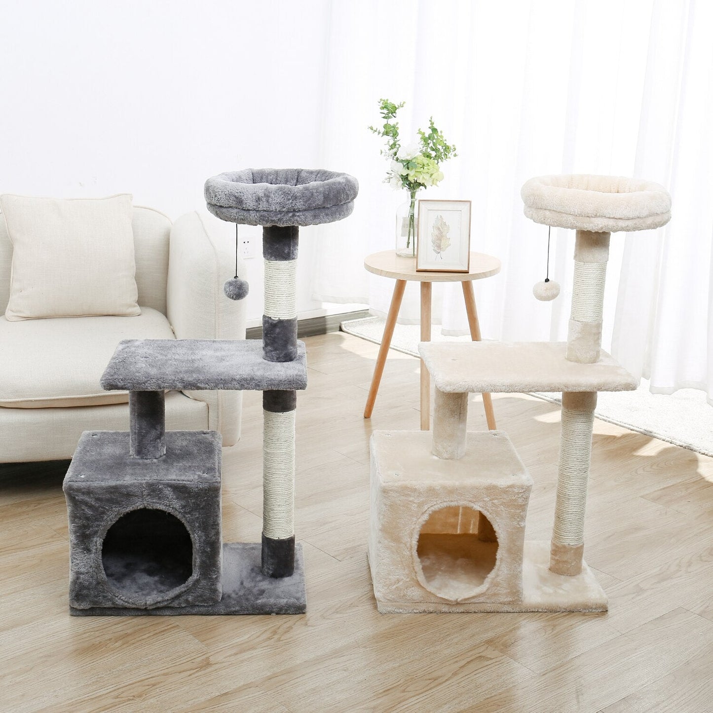 H82CM Fast Delivery Pet Cat Tree House Scratcher For Kitten Scratching Pad Mat Cats Training Toy Sisal Scratching Post With Ball - TIKIJTRONICS 0 SPECIFICATIONSWeight: 6.6KGType: catsOrigin: Mainland ChinaNo. of Tiers: DOUBLEModel Number: WJ0275/AMT0044Material: WoodKinds: gatos productos para mascotasItem Type: Scratching PostsFeature: sisal scratching post;ball toys for kittensColor: BlackCN: ZhejiangBrand Name: PAWZ Road TIKIJTRONICS  (Store description)