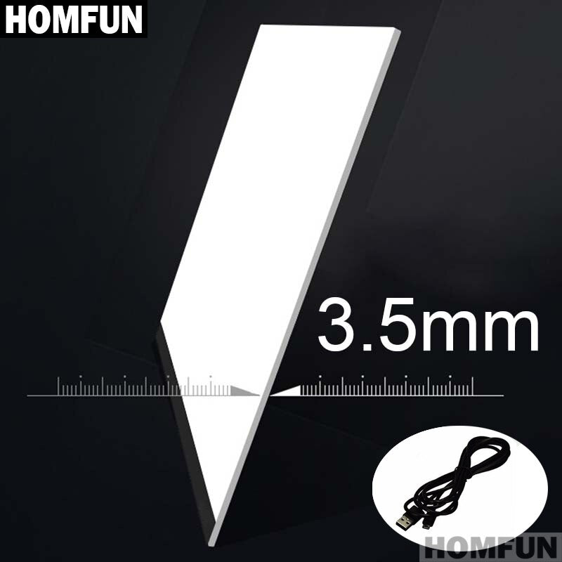 HOMFUN Ultrathin 3.5mm A4 LED Light Tablet Pad Apply to EU/UK/AU/US/USB Plug Diamond Embroidery Diamond Painting Cross Stitch - Premium 0 from TIKIJTRONICS - Just $13.67! Shop now at TIKIJTRONICS