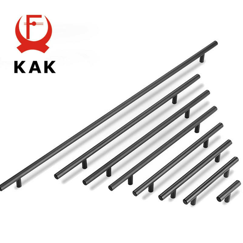 KAK 2" ~ 24" Kitchen Door T Bar Pull Straight Handle Knobs Cabinet Pull Diameter 10mm Stainless Steel Handles Furniture Hardware - Premium 0 from TIKIJTRONICS - Just $0.40! Shop now at TIKIJTRONICS