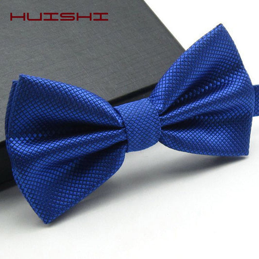 HUISHI Bow Tie Men Women Banquet Wedding Party Groom Bow Tie Boy New Good Quality Bowtie Butterfly Knot Mens Bowties Black Gold - TIKIJTRONICS # 0