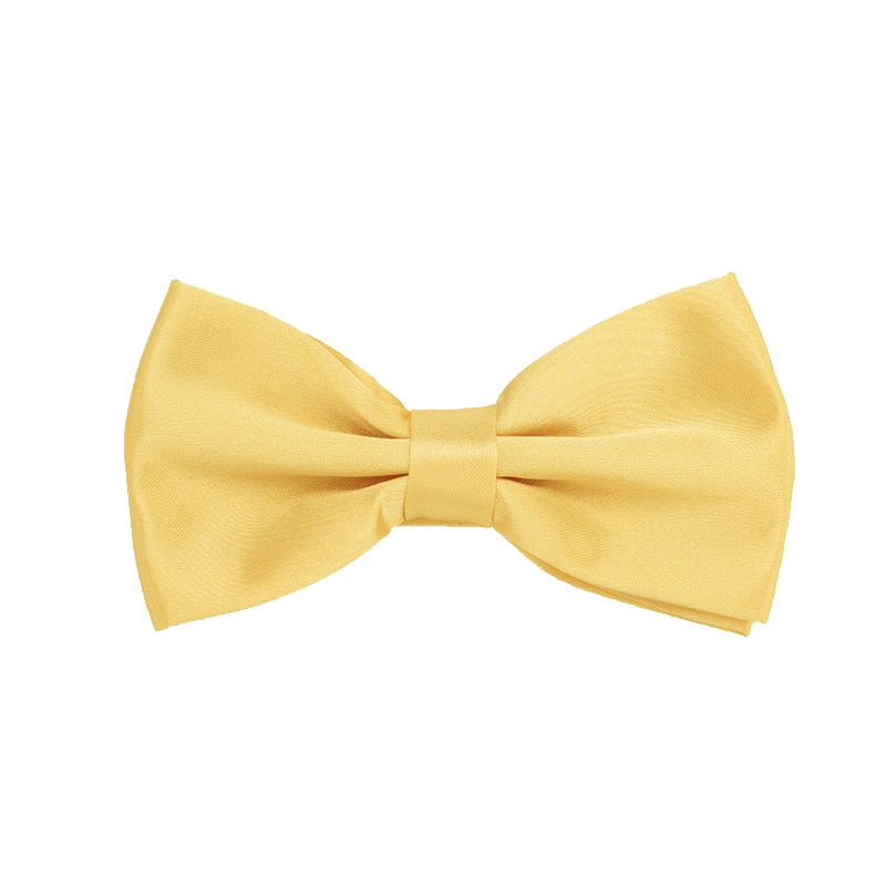 HUISHI Bow Tie Men Women Banquet Wedding Party Groom Bow Tie Boy New Good Quality Bowtie Butterfly Knot Mens Bowties Black Gold - TIKIJTRONICS # 0