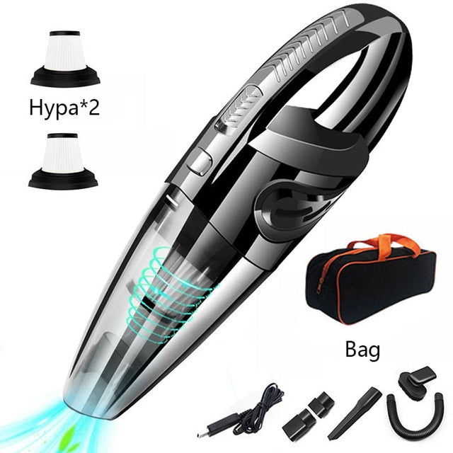 Handheld Wireless Car Vacuum Cleaner Cordless Powerful Autobiotic Portable Vacuum Cleaner For Home Big Power Aspirador Coche - TIKIJTRONICS # 0