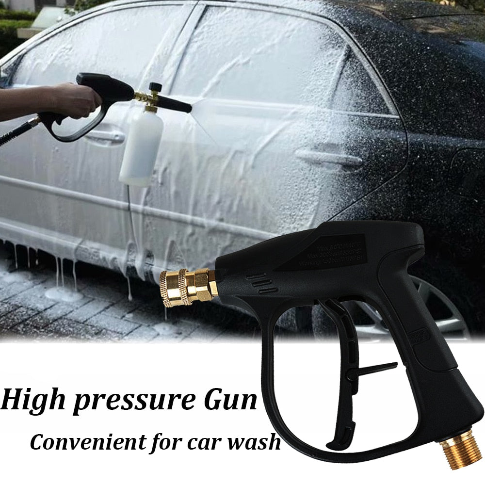 1L Car Washer Jet Adjustable Snow Foam Lance 1/4" Quick Release with 5 Nozzles for Car Washer Water Gun Cleaning Tools - TIKIJTRONICS 0 SPECIFICATIONSWith Water Pipes: NoWater Spray Type: Water ColumnSuits: M22 14MMOrigin: Mainland ChinaNozzle Material: CopperModel Number: ACCT062-03Interface Material: CopperHandle Type: Finger TypeBody Material: Engineering Plastic TIKIJTRONICS  (Store description)