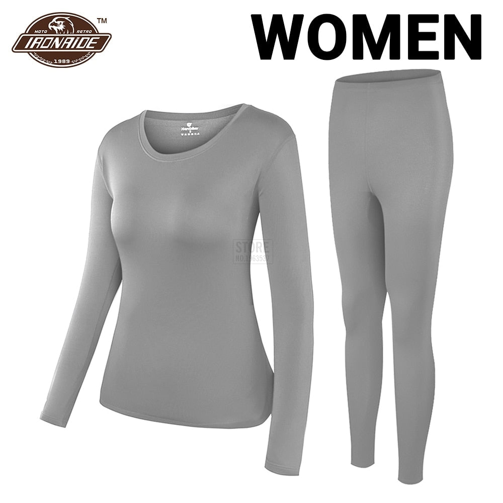 Herobiker Winter Men Fleece Lined Thermal Underwear Set Motorcycle Skiing Base Layer Warm Shirts & Tops Bottom Suit 3 Colour - Premium 0 from TIKIJTRONICS - Just $22.35! Shop now at TIKIJTRONICS