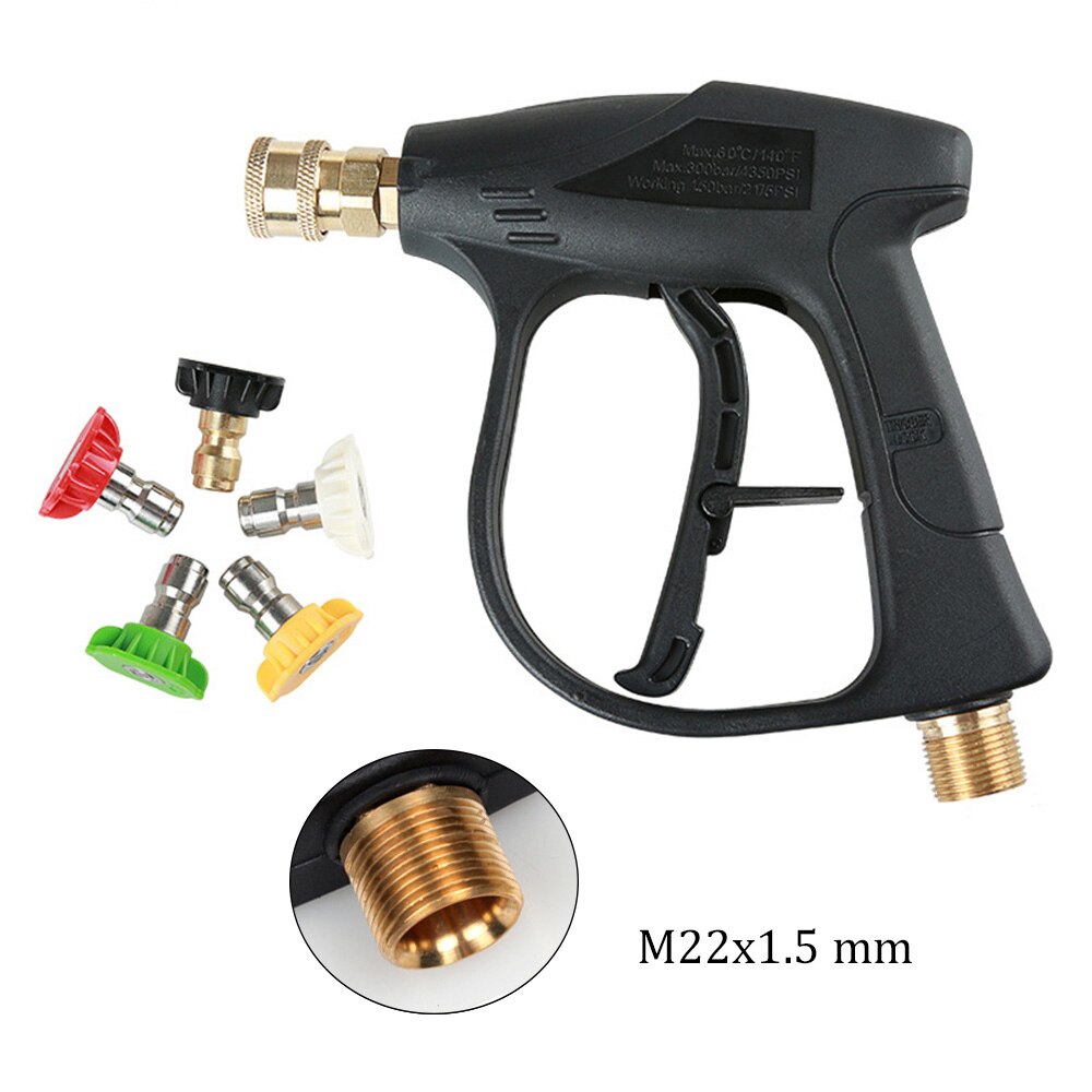 1L Car Washer Jet Adjustable Snow Foam Lance 1/4" Quick Release with 5 Nozzles for Car Washer Water Gun Cleaning Tools - TIKIJTRONICS 0 SPECIFICATIONSWith Water Pipes: NoWater Spray Type: Water ColumnSuits: M22 14MMOrigin: Mainland ChinaNozzle Material: CopperModel Number: ACCT062-03Interface Material: CopperHandle Type: Finger TypeBody Material: Engineering Plastic TIKIJTRONICS  (Store description)