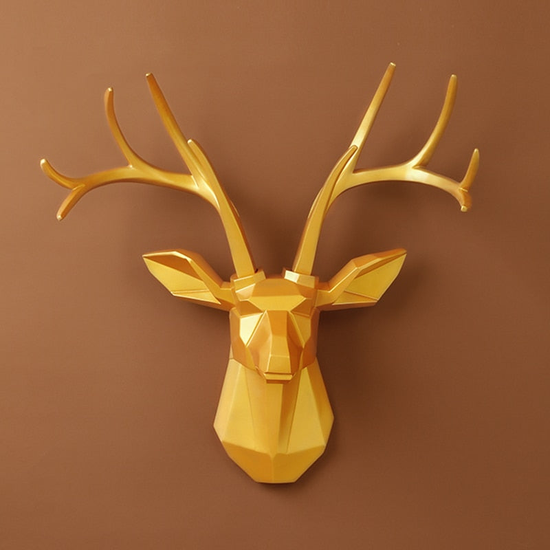 Wall Décor 3d Deer head decorative figures home decoration accessories Animal Sculputre Art for wall Living Room Deer statue - TIKIJTRONICS 0 SPECIFICATIONSTheme: AnimalRegional Feature: europeOrigin: Mainland ChinaMaterial: resinBrand Name: Homexw TIKIJTRONICS  (Store description)