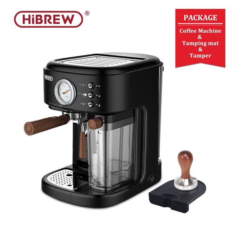 HiBREW Fully Automatic Espresso Cappuccino Latte 19Bar 3 in 1 Coffee Machine Automatic hot milk froth  ESE pod&Ground Coffee H8A - TIKIJTRONICS 0 SPECIFICATIONSType: Espresso Coffee MakerOrigin: Mainland ChinaLatte: Fully AutomaticHousing Material: PlasticFunction: EspressoEspresso: Fully AutomaticCertification: CB,CECappuccino: Fully AutomaticCapacity (Cup): <5 cupsBrand Name: HiBREW TIKIJTRONICS  (Store description)