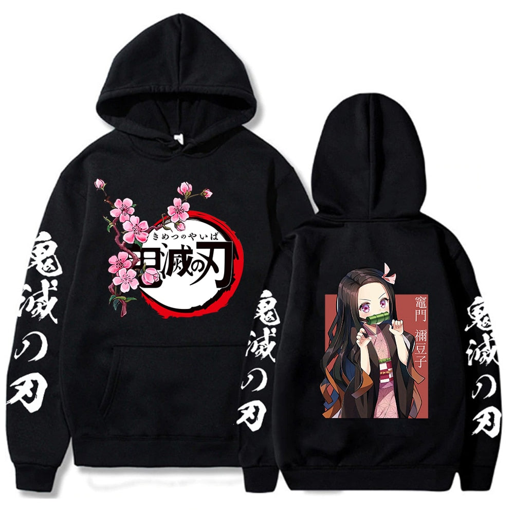 Hot Demon Slayer Kimetsu No Yaiba Hoodie Hip Hop Anime Pullovers Tops Loose Long Sleeves Autumn Man Cloth - TIKIJTRONICS 0 SPECIFICATIONSType: RegularThickness: FleeceStyle: CasualSleeve Style: RegularSleeve Length(cm): FullPattern Type: PrintOrigin: Mainland ChinaMaterial: Cotton,PolyesterHooded: YesCollar: HoodedClothing Length: RegularBrand Name: yi xing fengApplicable Season: Spring and AutumnApplicable Scene: Casual TIKIJTRONICS  (Store description)