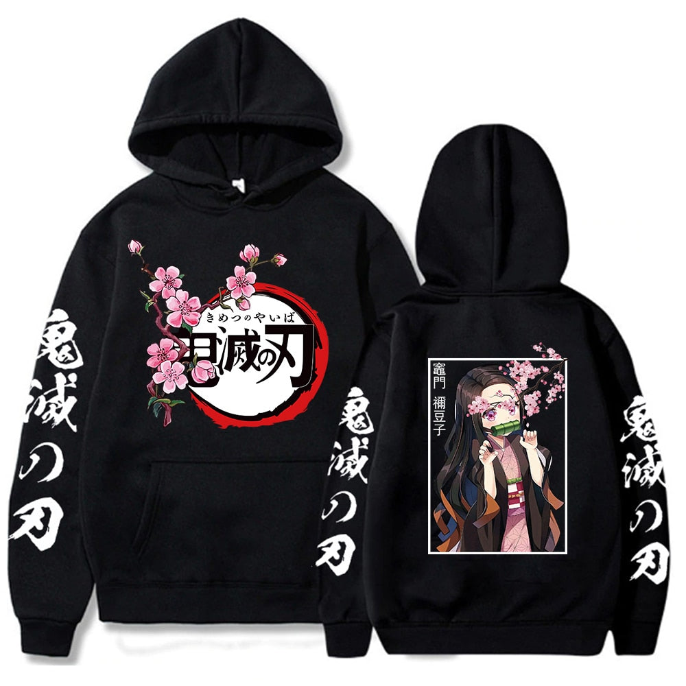 Hot Demon Slayer Kimetsu No Yaiba Hoodie Hip Hop Anime Pullovers Tops Loose Long Sleeves Autumn Man Cloth - TIKIJTRONICS 0 SPECIFICATIONSType: RegularThickness: FleeceStyle: CasualSleeve Style: RegularSleeve Length(cm): FullPattern Type: PrintOrigin: Mainland ChinaMaterial: Cotton,PolyesterHooded: YesCollar: HoodedClothing Length: RegularBrand Name: yi xing fengApplicable Season: Spring and AutumnApplicable Scene: Casual TIKIJTRONICS  (Store description)